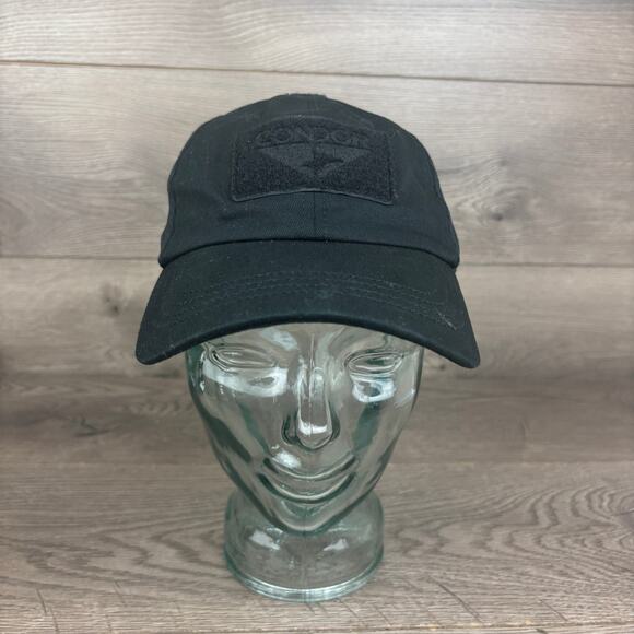 Condor Tactical Mesh Strapback Hat Cap Black Adjustable TCM-002 Hunting Hiking - Picture 2 of 16